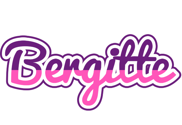 Bergitte cheerful logo