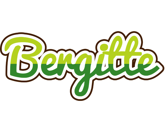 Bergitte golfing logo
