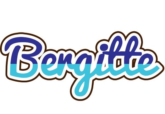 Bergitte raining logo
