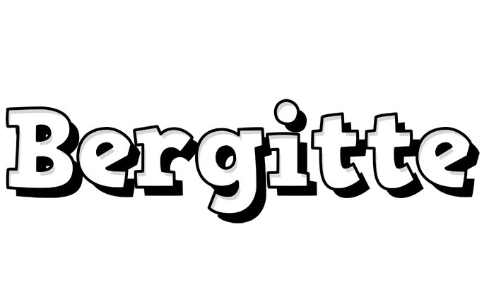 Bergitte snowing logo