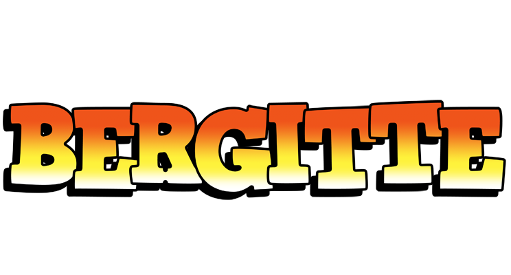 Bergitte sunset logo