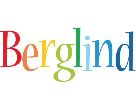 Berglind birthday logo