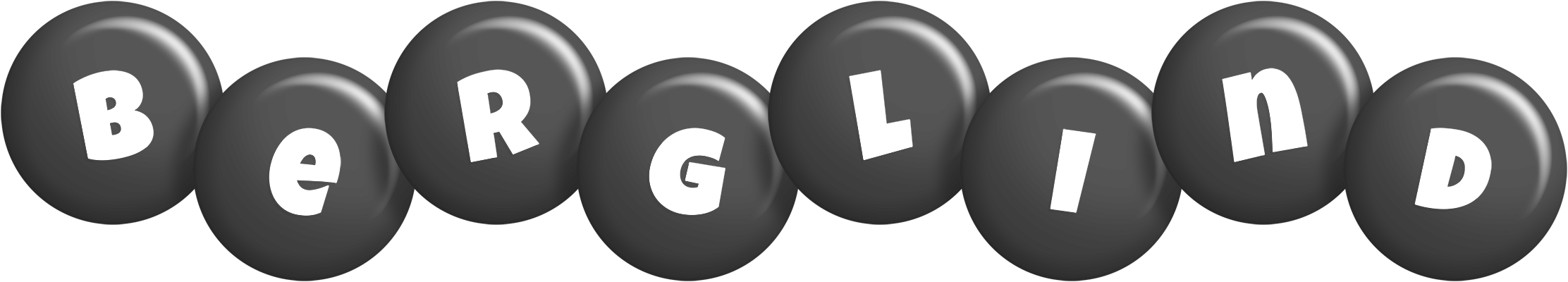Berglind candy-black logo