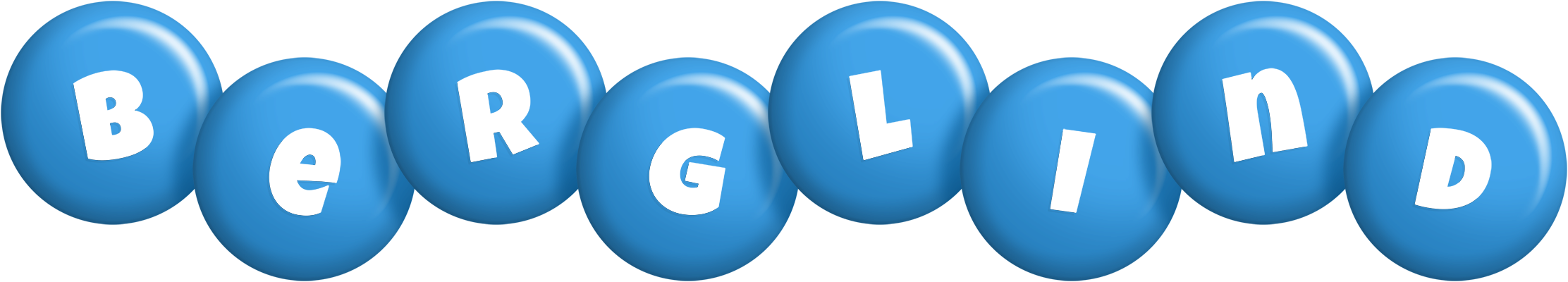 Berglind candy-blue logo