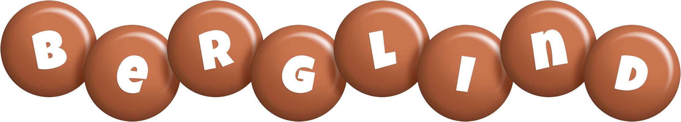 Berglind candy-brown logo