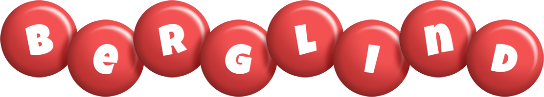 Berglind candy-red logo