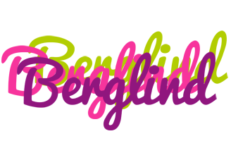 Berglind flowers logo