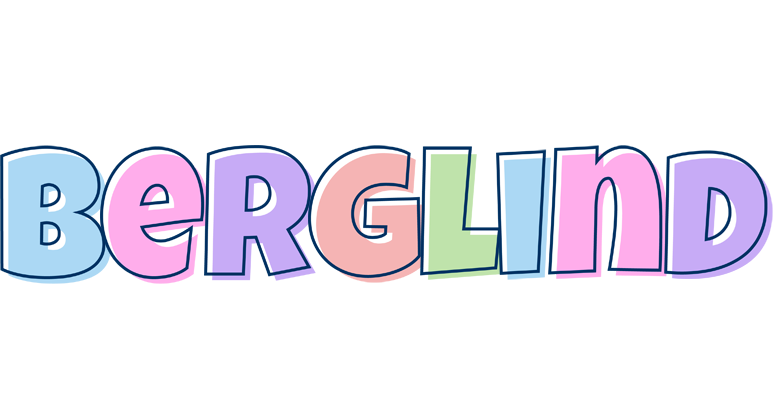 Berglind pastel logo