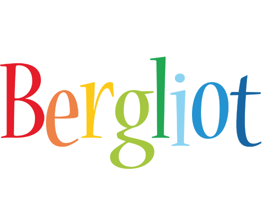 Bergliot birthday logo