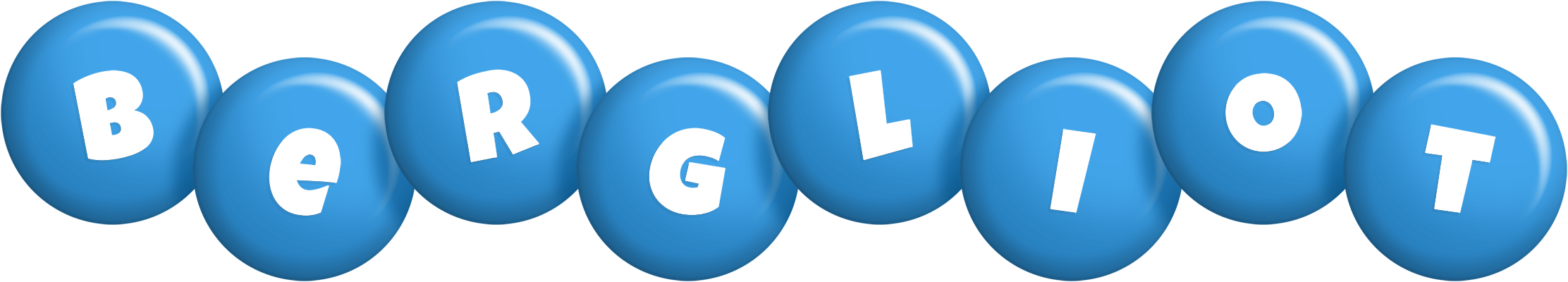 Bergliot candy-blue logo