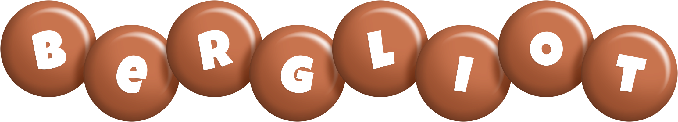 Bergliot candy-brown logo