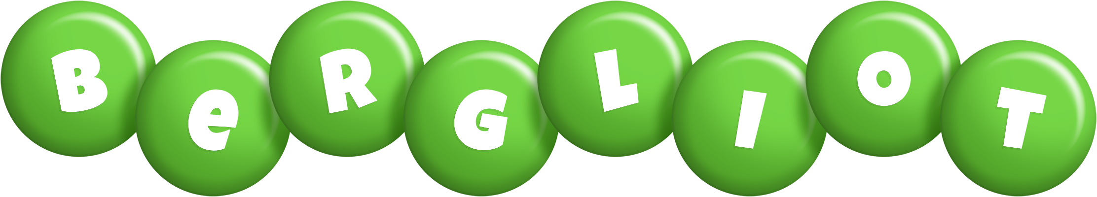 Bergliot candy-green logo