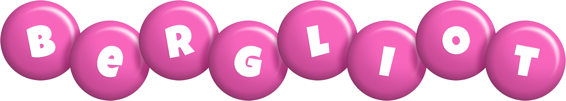 Bergliot candy-pink logo