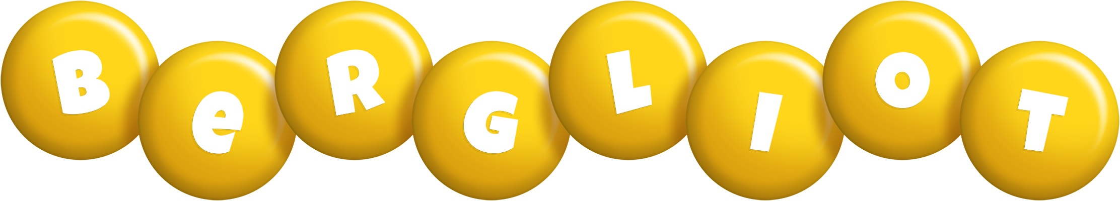 Bergliot candy-yellow logo