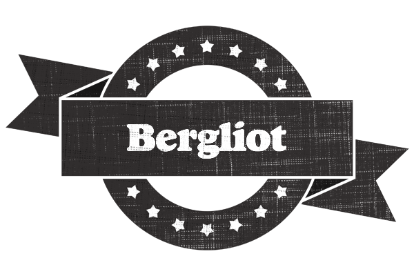 Bergliot grunge logo