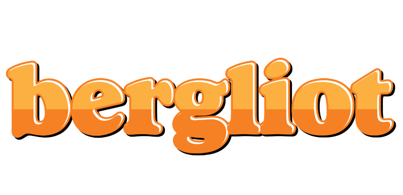 Bergliot orange logo