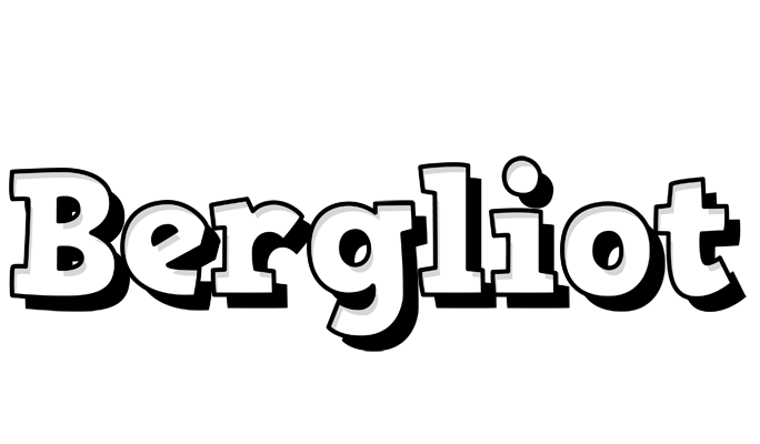 Bergliot snowing logo