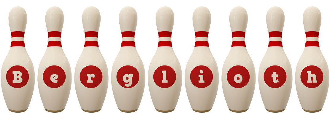 Berglioth bowling-pin logo