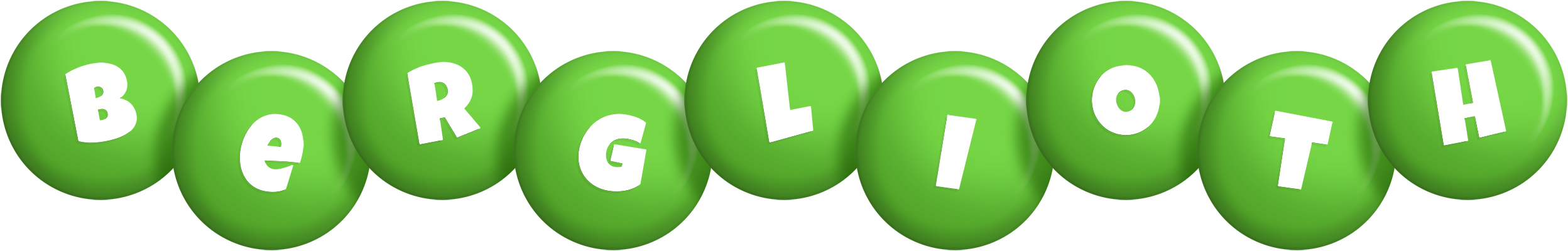 Berglioth candy-green logo