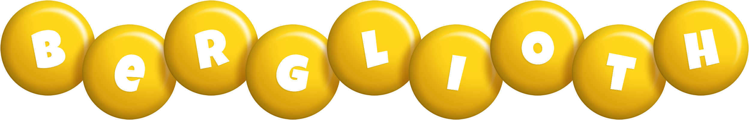 Berglioth candy-yellow logo