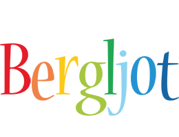 Bergljot birthday logo