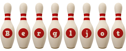 Bergljot bowling-pin logo