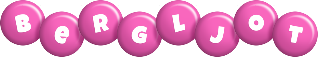 Bergljot candy-pink logo