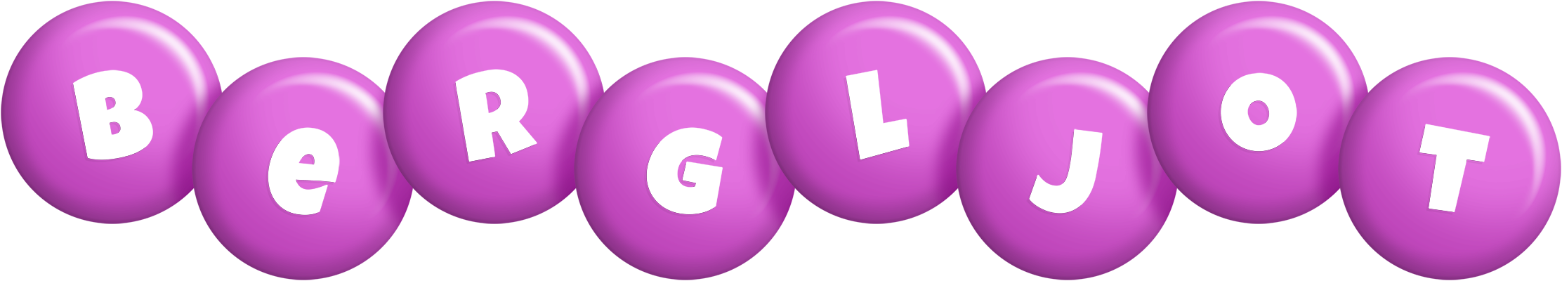 Bergljot candy-purple logo
