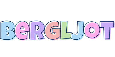 Bergljot pastel logo