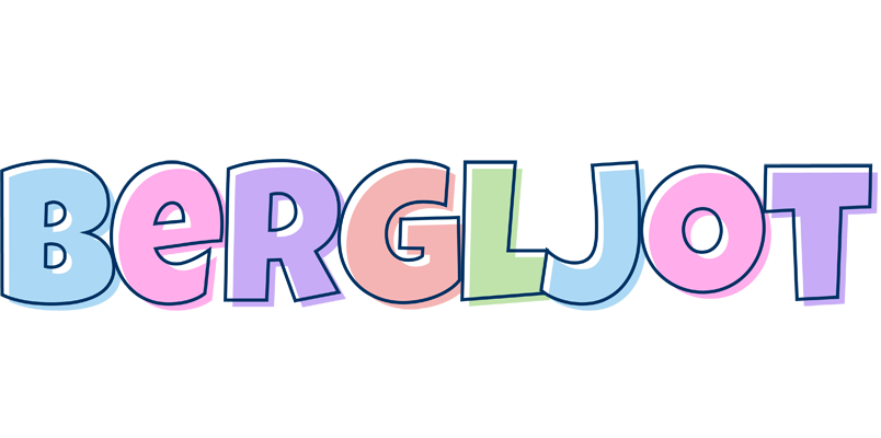 Bergljot pastel logo