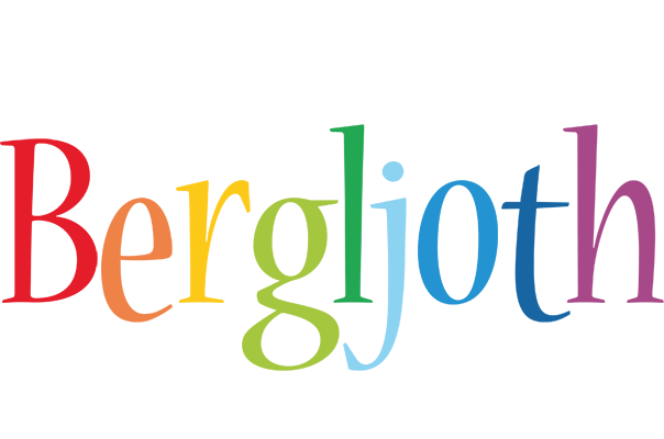 Bergljoth birthday logo