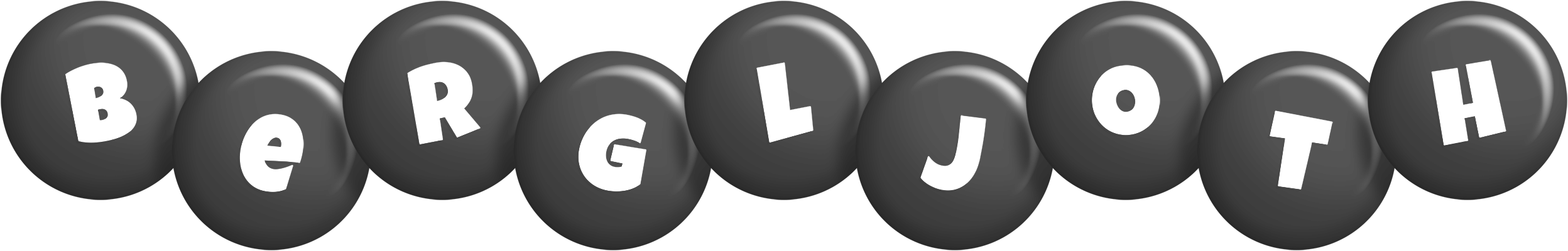 Bergljoth candy-black logo