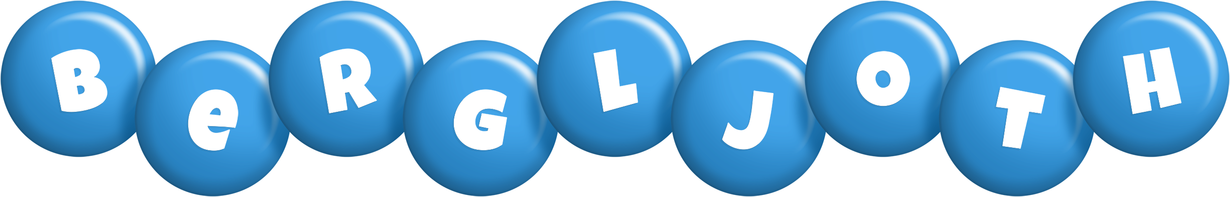 Bergljoth candy-blue logo