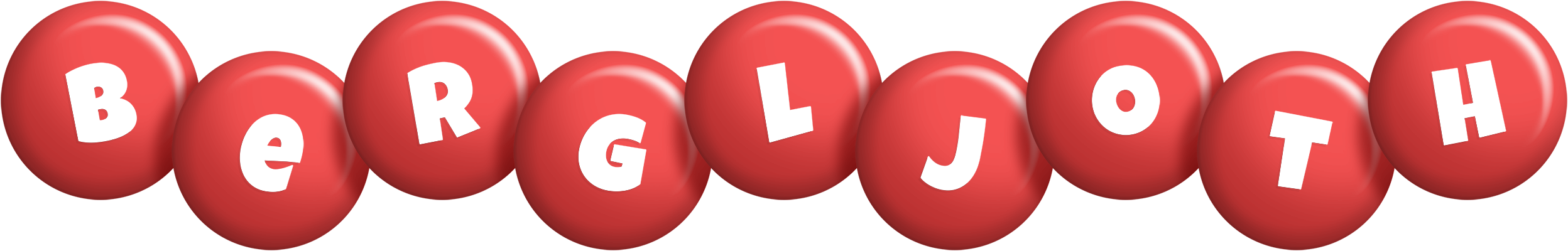 Bergljoth candy-red logo
