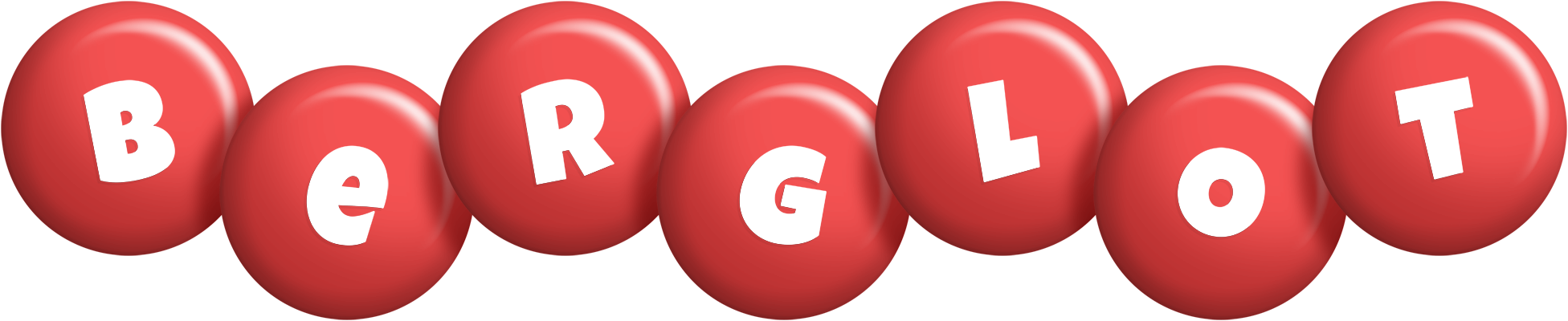 Berglot candy-red logo