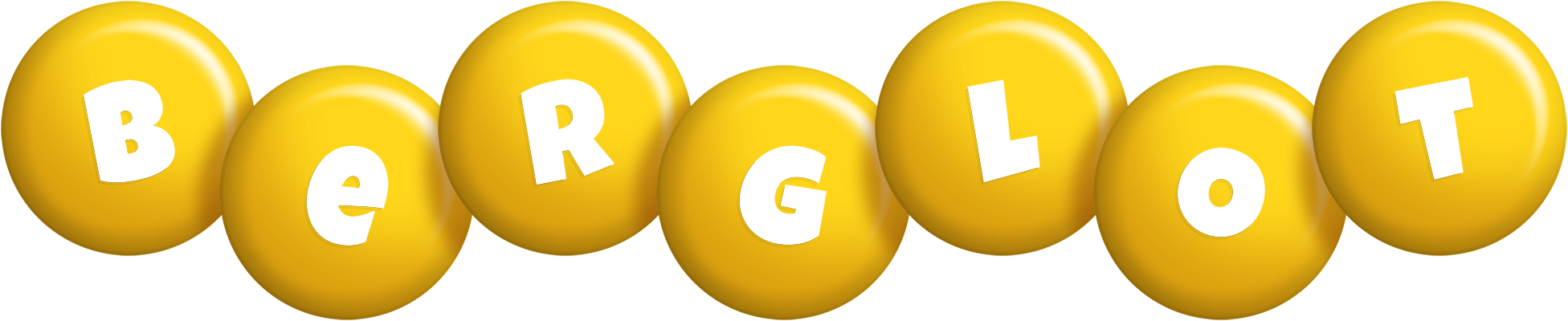 Berglot candy-yellow logo