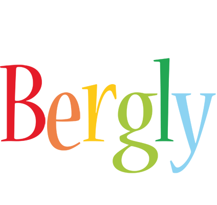 Bergly birthday logo