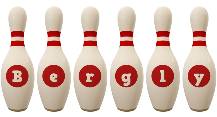 Bergly bowling-pin logo