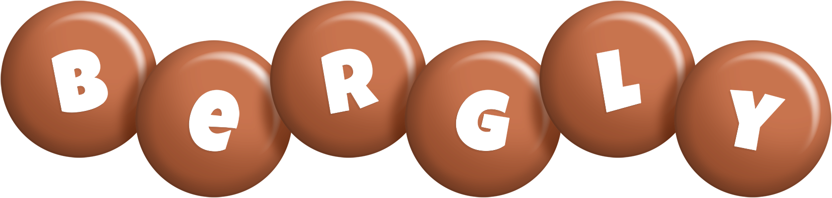 Bergly candy-brown logo