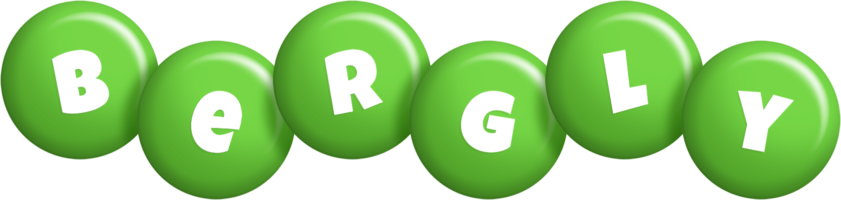 Bergly candy-green logo