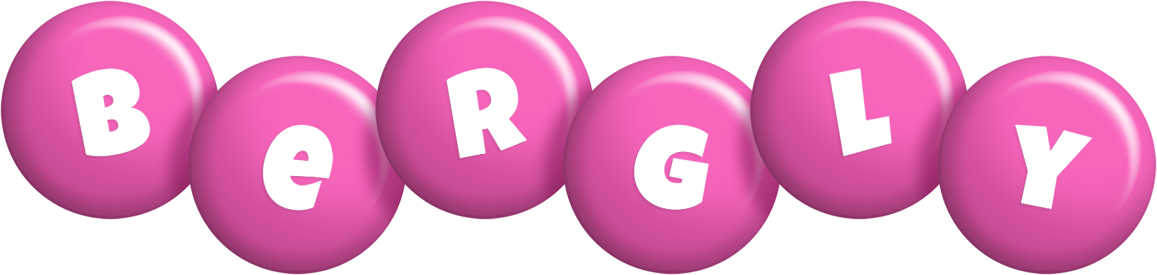 Bergly candy-pink logo