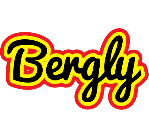 Bergly flaming logo