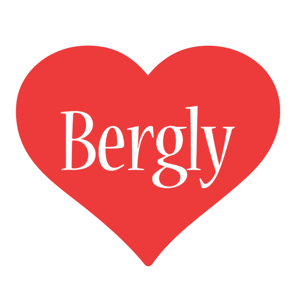 Bergly love logo