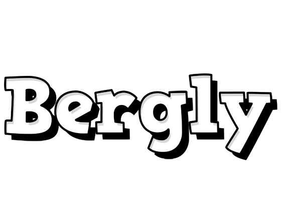 Bergly snowing logo