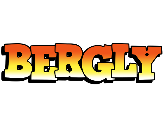 Bergly sunset logo
