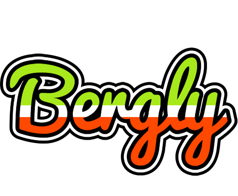 Bergly superfun logo