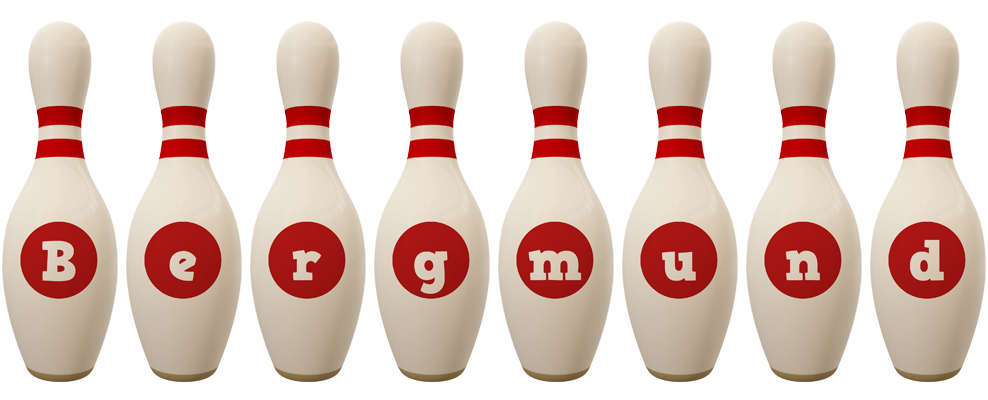 Bergmund bowling-pin logo