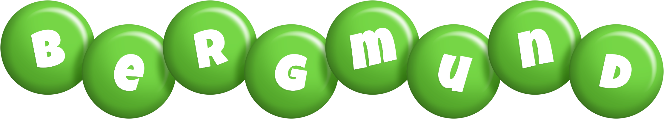 Bergmund candy-green logo