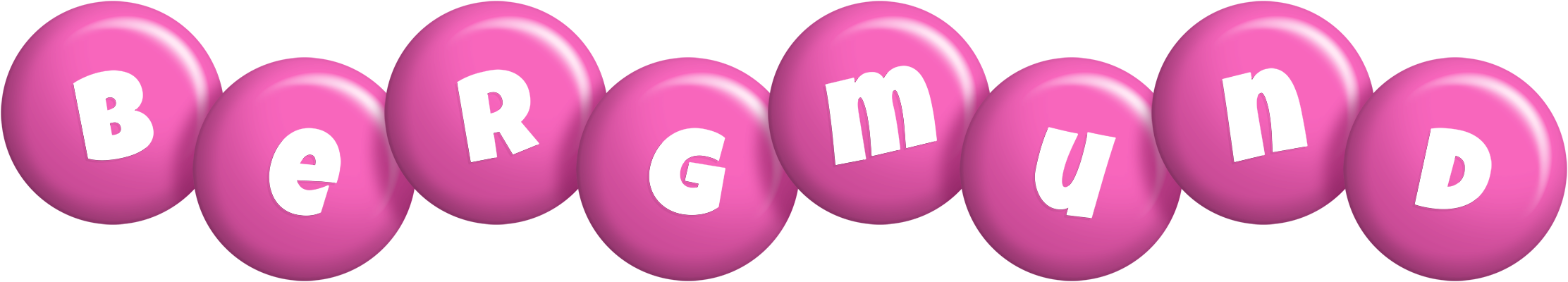 Bergmund candy-pink logo