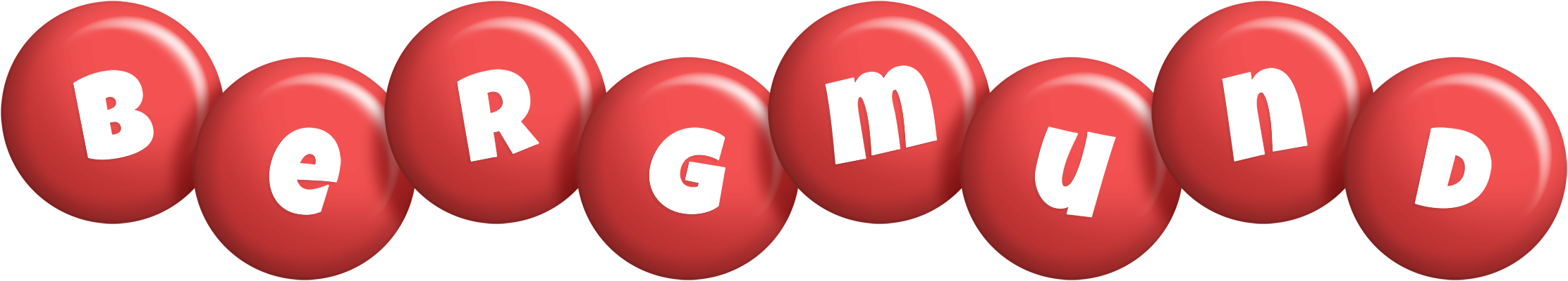 Bergmund candy-red logo